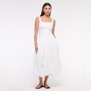 Abercrombie & Fitch White Maxi Dress